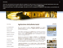 Tablet Screenshot of anticafonteassisi.com